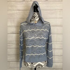 Ultra Flirt | NWT Women’s Crochet Pullover Hoodie Sweater